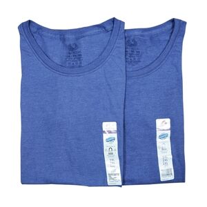 Fruit of the Loom Crew Neck Purple Short Sleeve T-Shirts (Bundle of 2) Size 2XL